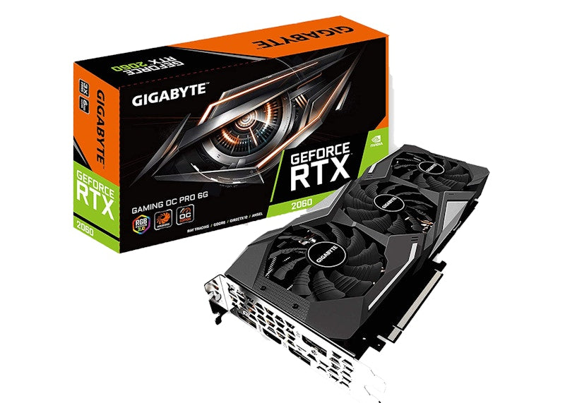 NVIDIA GIGABYTE GeForce RTX 2060 Gaming Pro OC 6G (GV-N2060GAMINGOC PRO-6GD)