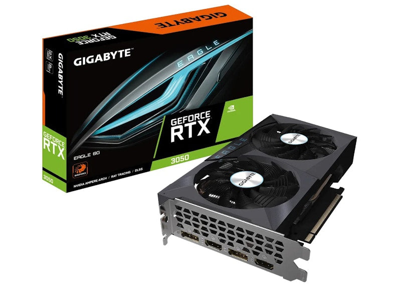 NVIDIA GIGABYTE GeForce RTX 3050 EAGLE 8G Graphics Card (GV-N3050EAGLE-8GD)