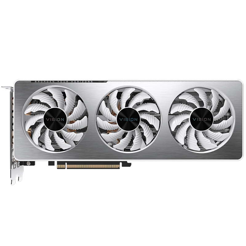 NVIDIA GIGABYTE GeForce RTX 3060 Ti VISION (rev. 2.0) 8G OC LHR Graphics Card (GV-N306TVISION OC-8GD Rev2)