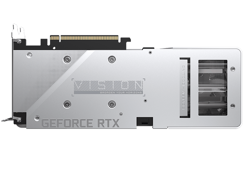 NVIDIA GIGABYTE GeForce RTX 3060 VISION OC 12G Graphics Card (GV-N3060VISION OC-12GD) White