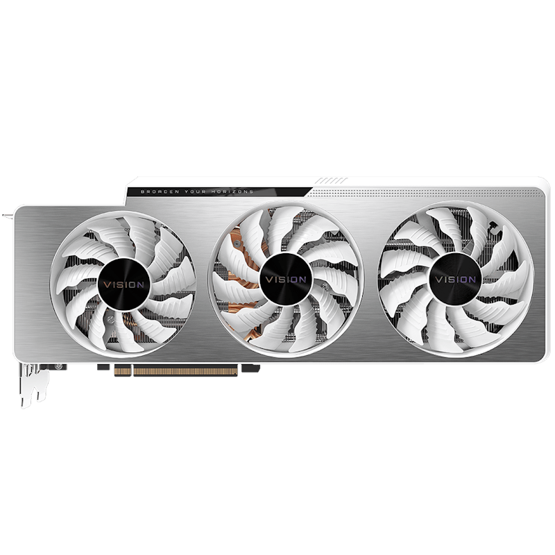 NVIDIA GIGABYTE GeForce RTX 3080 VISION (rev. 2.0) 10G OC LHR Graphics Card (GV-N3080VISION OC-10GD Rev2)