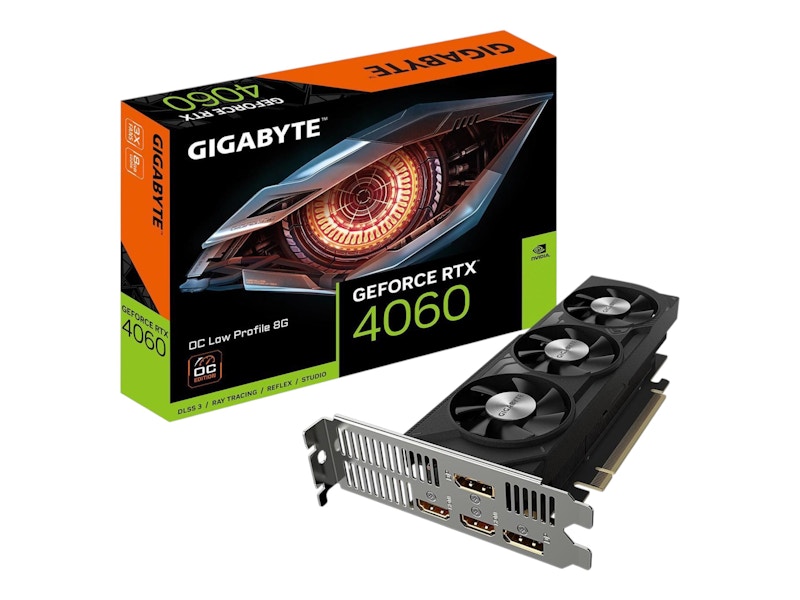 NVIDIA GIGABYTE GeForce RTX 4060 OC 3X WINDFORCE GV-N4060OC-8GL