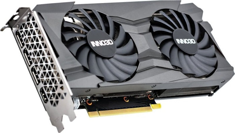 NVIDIA Inno3D RTX 3060 Ti Twin X2 8G LHR Graphics Card N306T2-08D6-1190VA32D
