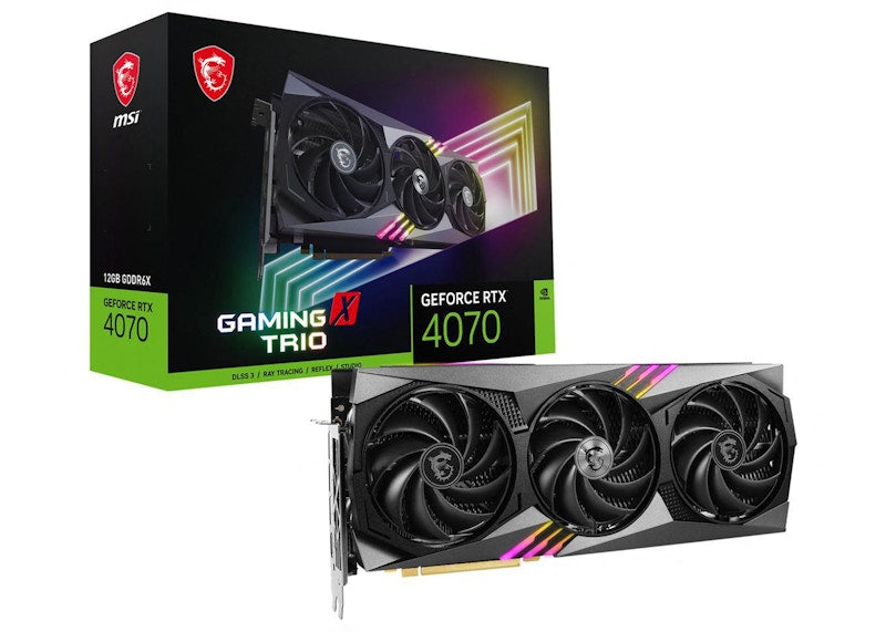 NVIDIA MSI Gaming GeForce RTX 4070 X TRIO 12GB Graphics Card