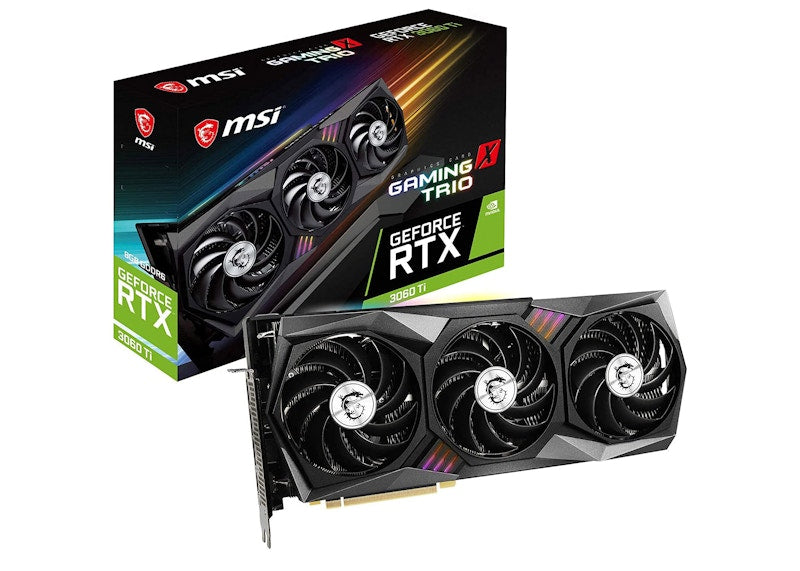 NVIDIA MSI GeForce RTX 3060 Ti GAMING X TRIO 8G Graphics Card (GeForce-RTX-3060-Ti-GAMING-X-TRIO)