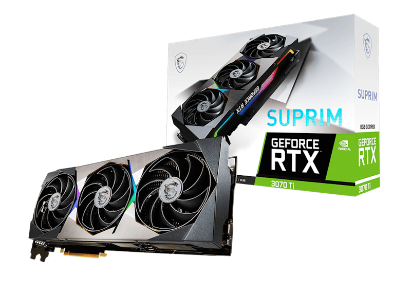 NVIDIA MSI GeForce RTX 3070 Ti Suprim 8G Graphics Card