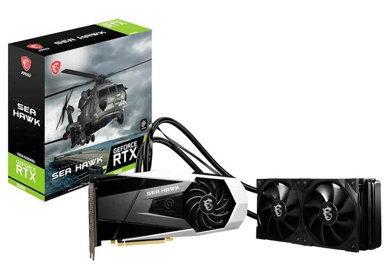 NVIDIA MSI GeForce RTX 3080 Sea Hawk X 10G LHR Graphics Card
