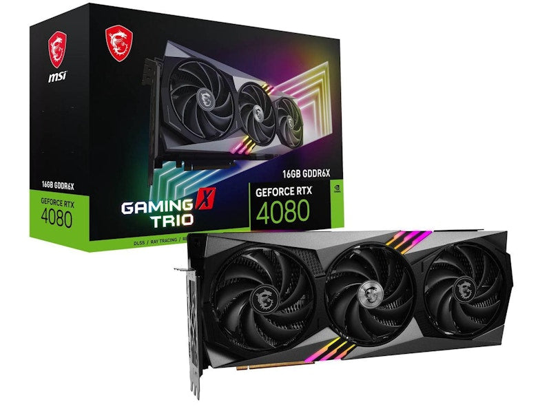 NVIDIA MSI GeForce RTX 4080 GAMING X TRIO 16GB Graphics Card