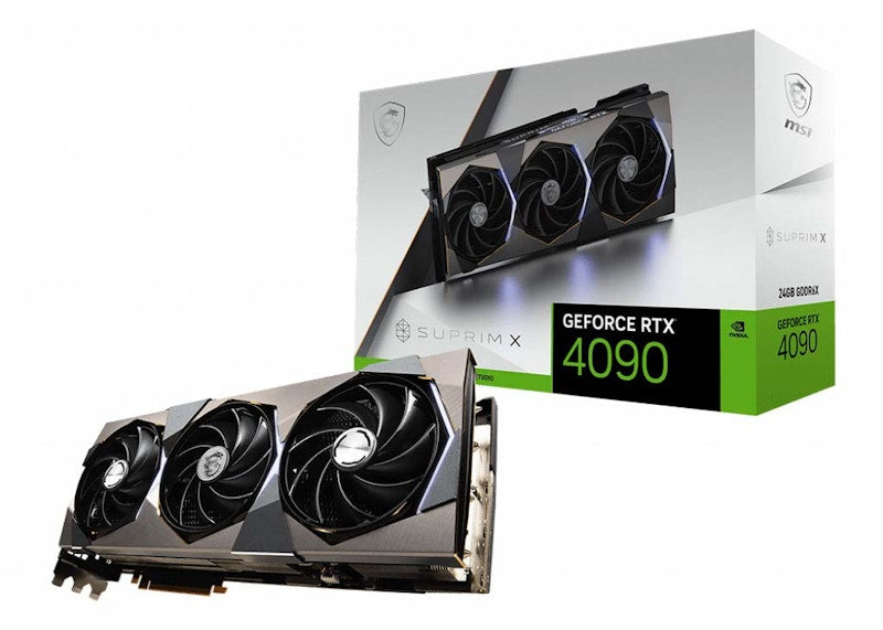 NVIDIA MSI GeForce RTX 4090 SUPRIM X 24G Graphics Card Graphics Card