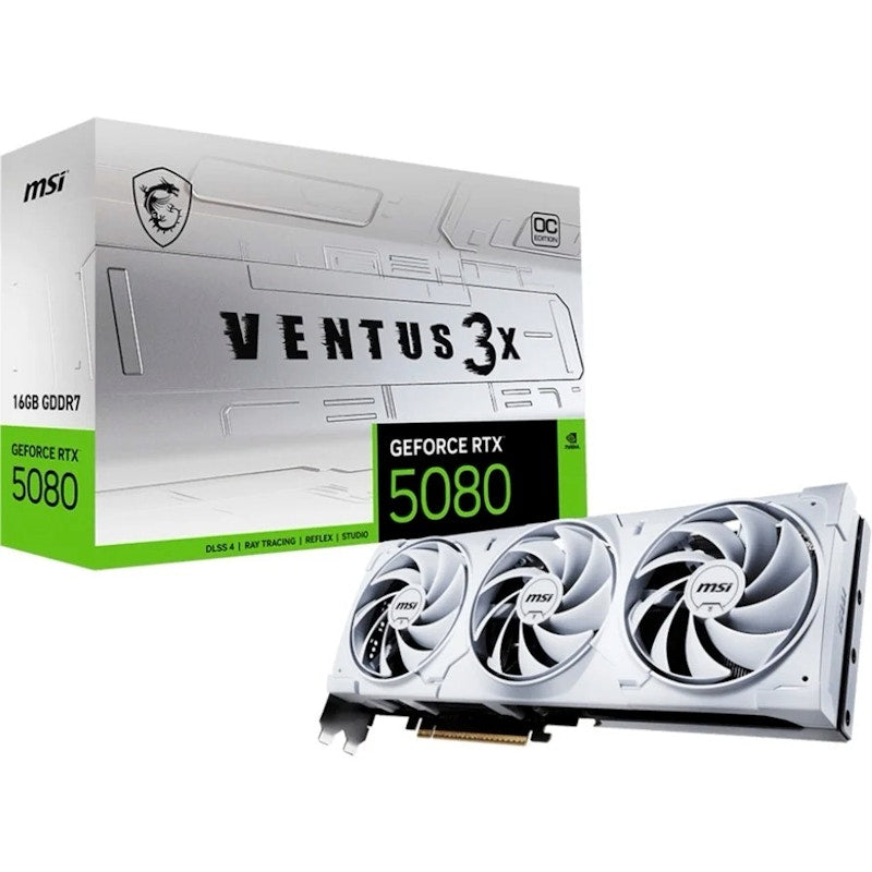 NVIDIA MSI GeForce RTX 5080 VENTUS 3X OC WHITE V531-062R