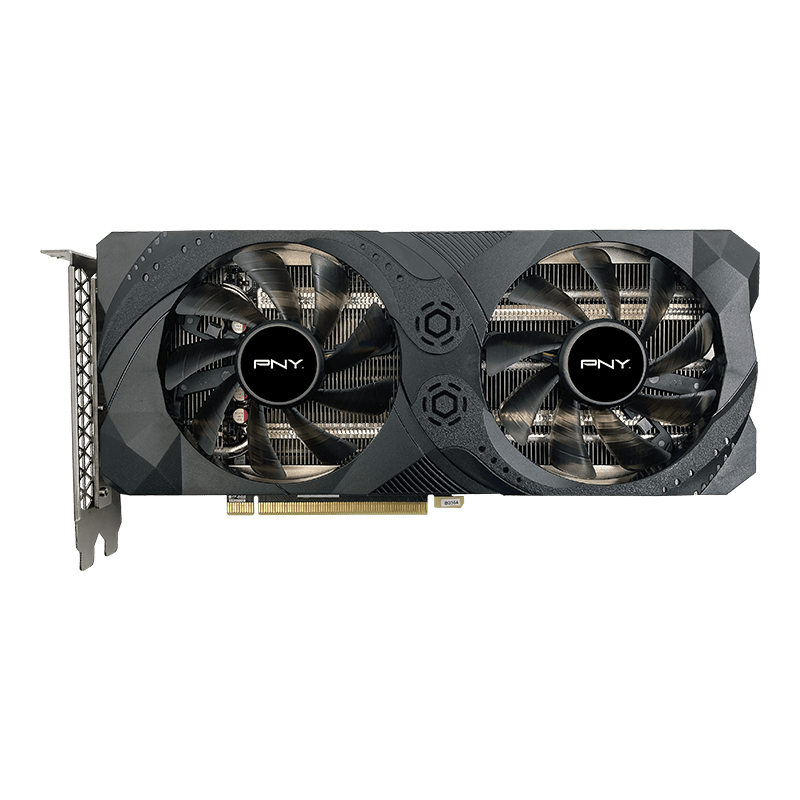 NVIDIA PNY GeForce RTX 3060 Ti UPRISING Dual Fan 8GB LHR Graphics Card (VCG3060T8LDFMPB)