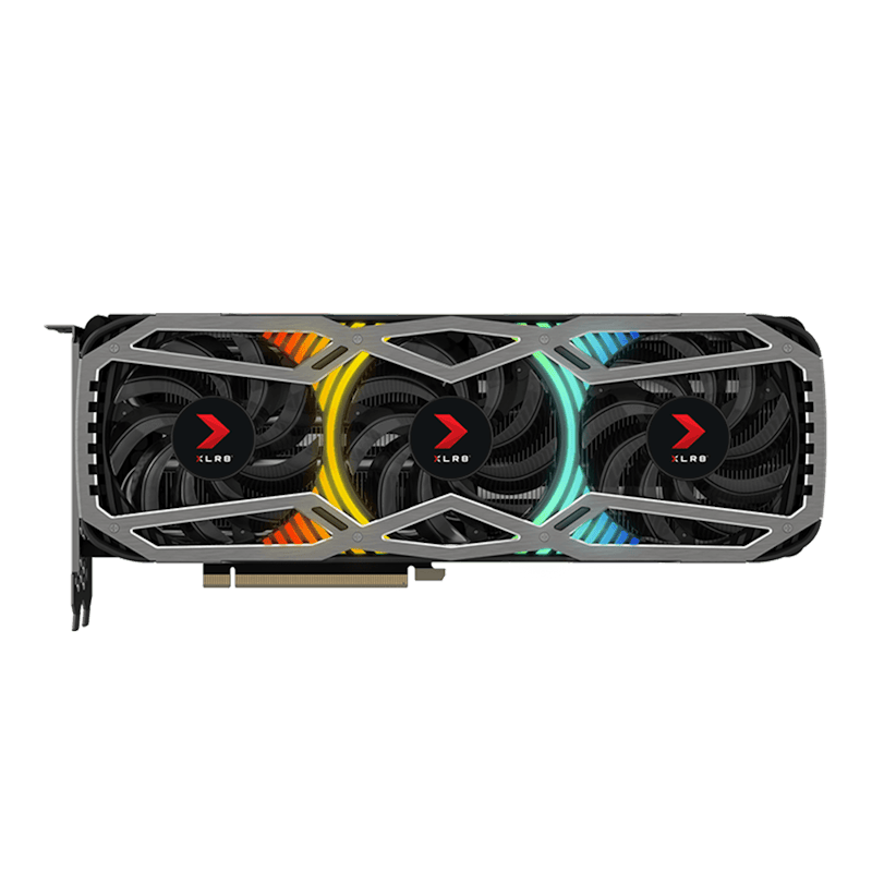 NVIDIA PNY GeForce RTX 3080 XLR8 Gaming REVEL EPIC-X 10GB LHR Graphics Card (VCG308010LTFXPPB)