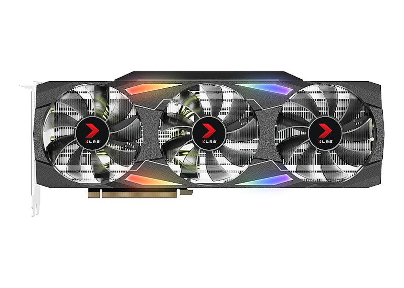 NVIDIA PNY GeForce RTX 3090 24GB XLR8 Gaming EPIC-X RGB Triple Fan Graphics Card (VCG309024TFXMPB)