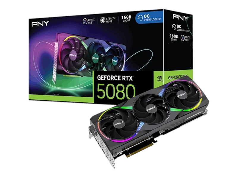 NVIDIA PNY GeForce RTX 5080 ARGB OC VCG508016TFXXPB1-O