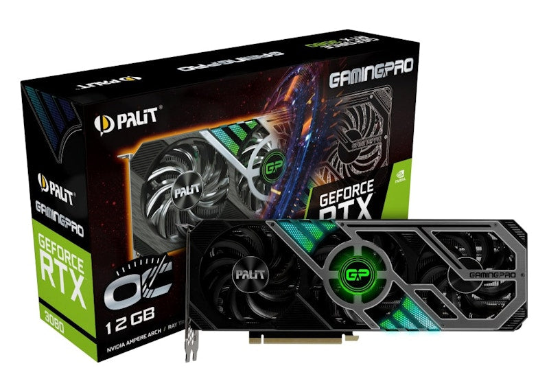 NVIDIA Palit GeForce RTX 3080 GamingPro 12G OC Graphics Card (NED3080S19KB-132AA)