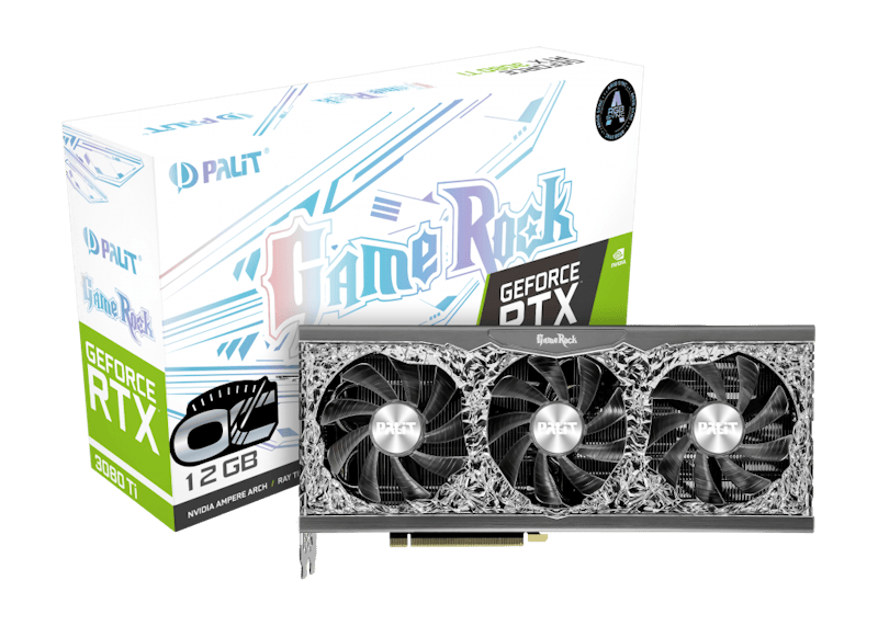 NVIDIA Palit GeForce RTX 3080 Ti GameRock 12G OC Graphics Card (NED308TT19KB-1020G)