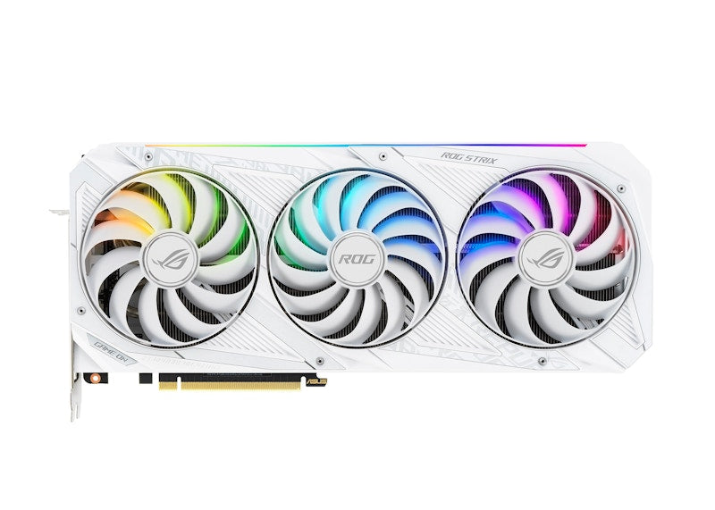 NVIDIA ASUS ROG Strix GAMING GeForce RTX 3090 24G OC Graphics Card (ROG-STRIX-RTX3090-O24G-WHITE) White
