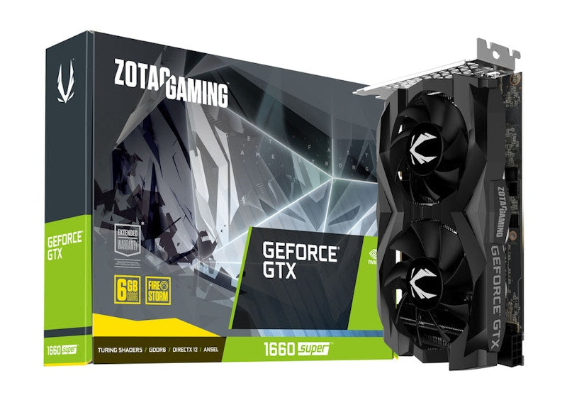 NVIDIA ZOTAC GAMING GeForce GTX 1660 SUPER Twin Fan 6G Graphics Card (ZT-T16620F-10L)