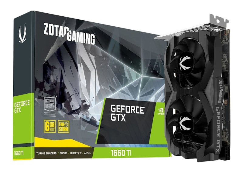 NVIDIA ZOTAC GAMING GeForce GTX 1660 Ti 6G Graphics Card (ZT-T16610F-10L)