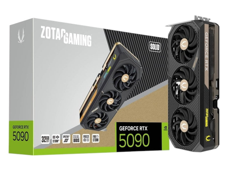 NVIDIA ZOTAC GAMING GeForce RTX 5090 SOLID Graphics Card ZT-B50900D-10P