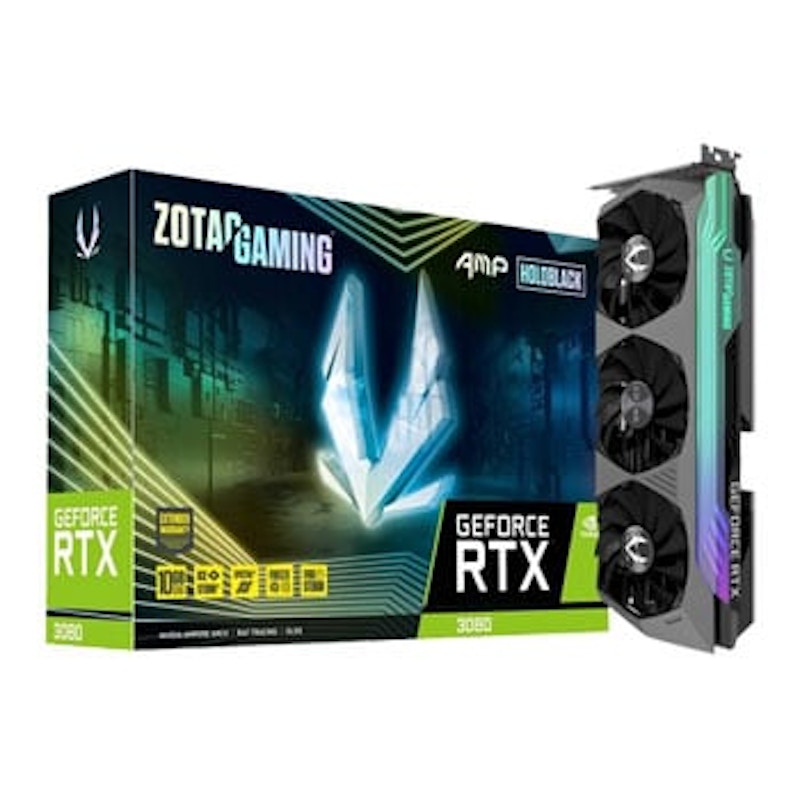 NVIDIA ZOTAC GeForce RTX 3080 GAMING AMP 10G LHR Graphics Card (ZT-A30800F-10PLHR)