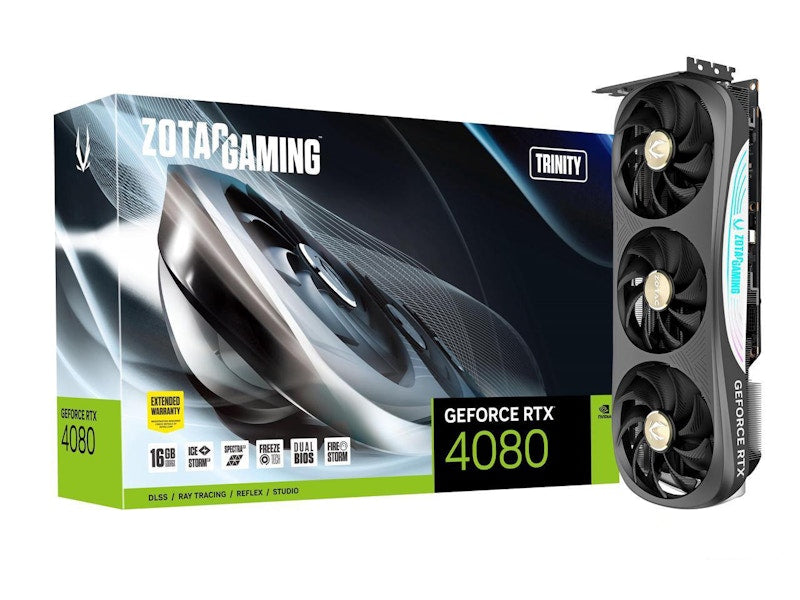NVIDIA ZOTAC Trinity GeForce RTX 4080 16GB Graphics Card ZT-D40810D-10P