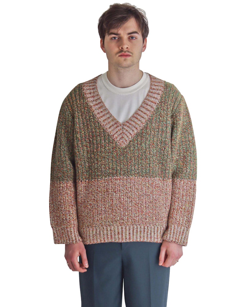 Namacheko Reinhold V-Neck Sweater Gren