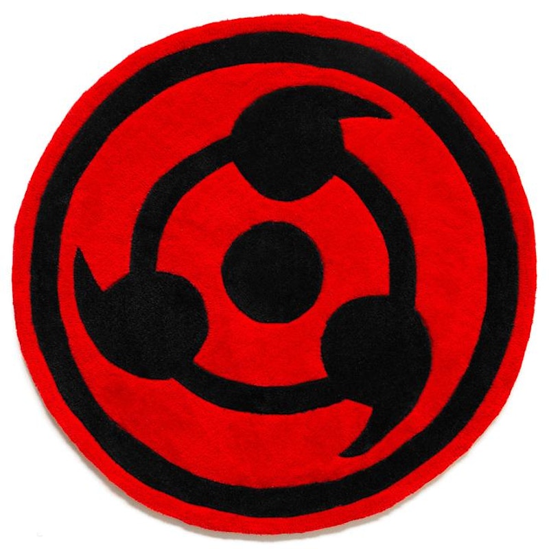 Naruto True Sharingan Rug Red