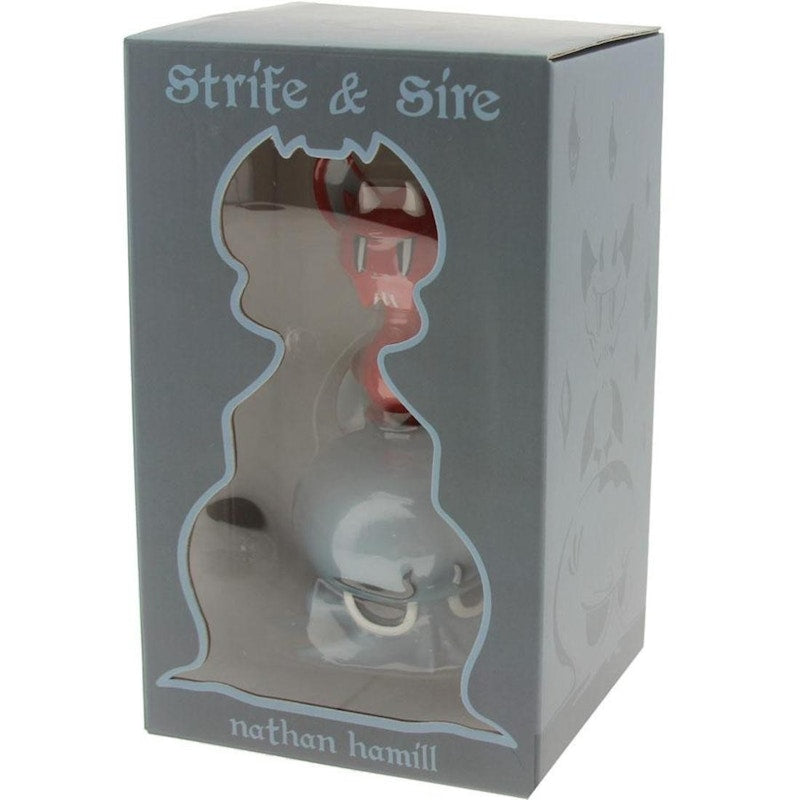 Nathan Hamill 3D Retro Strife and Sire Demon Figure Red/Blue
