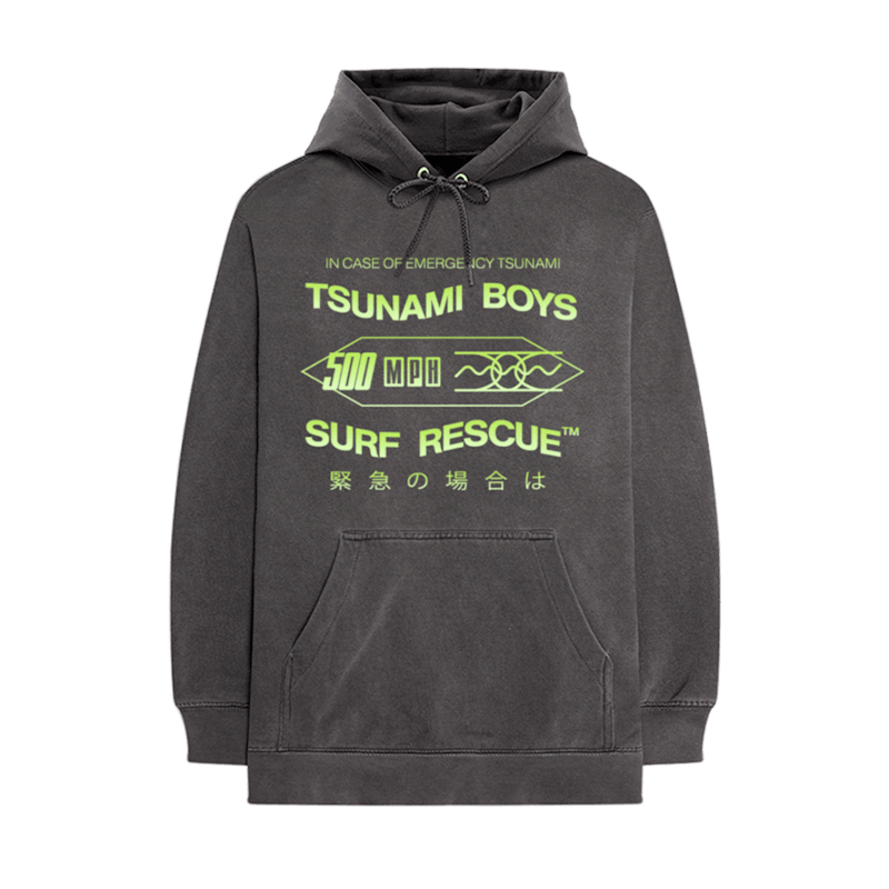 Nav Tsunami Boys Vintage Pullover Hood Black