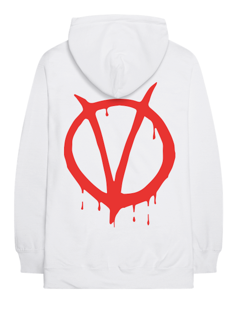 Nav x Vlone Vendetta Pullover Hoodie White