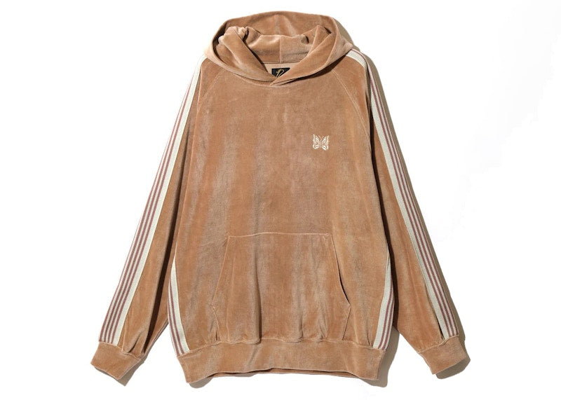 Needles Velour Track Hoodie Old Rose