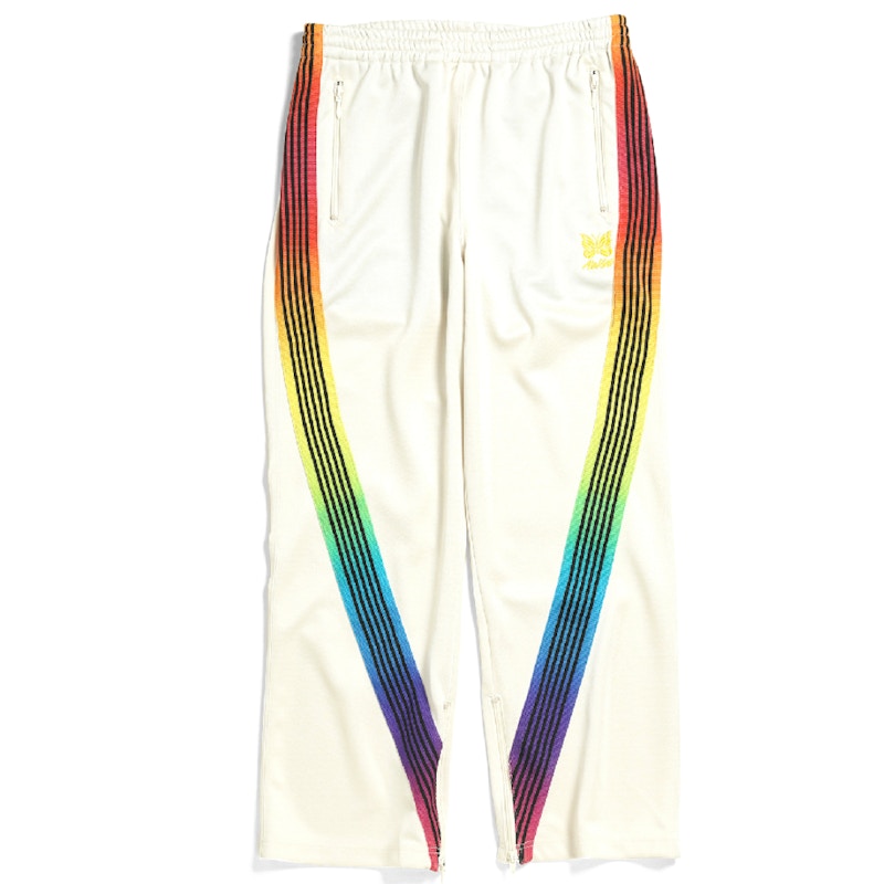 Needles x AWGE Zipped Track Pants Off White