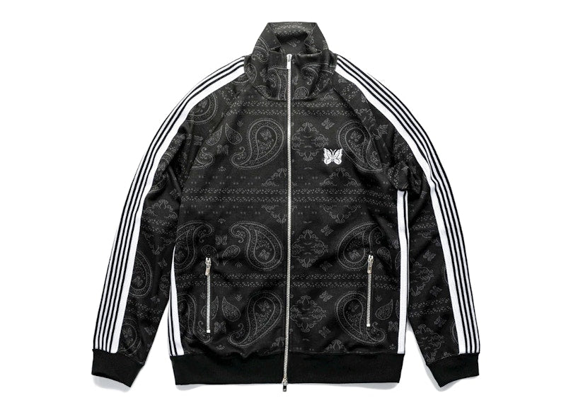 Needles x Nubian Track Jacket Black Paisley