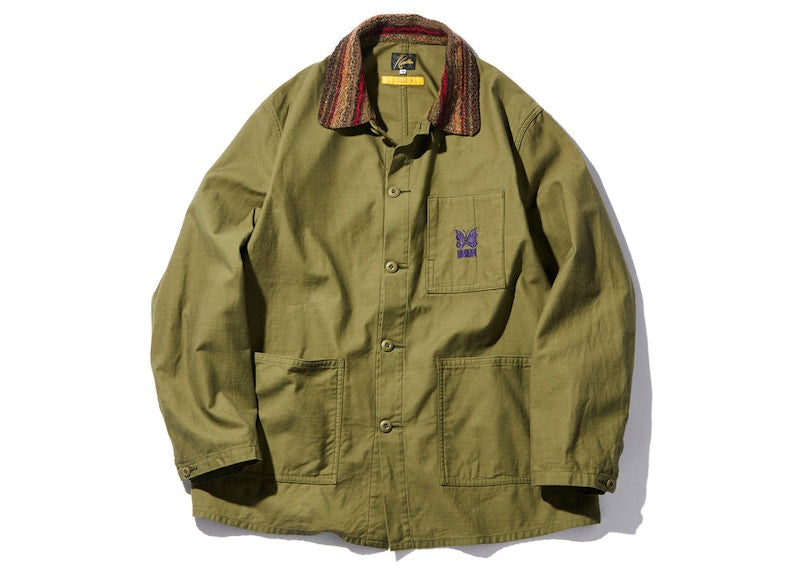 Needles x Union D.N Coverall Jacket Olive