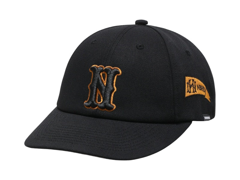 Neighborhood Baseball Cap Black x Gold