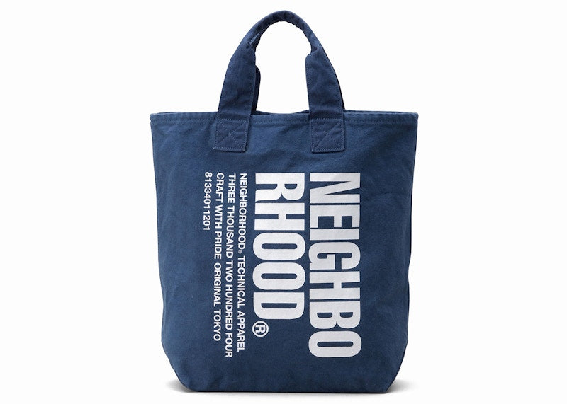 Neighborhood Garment Dye Tote Bag Blue