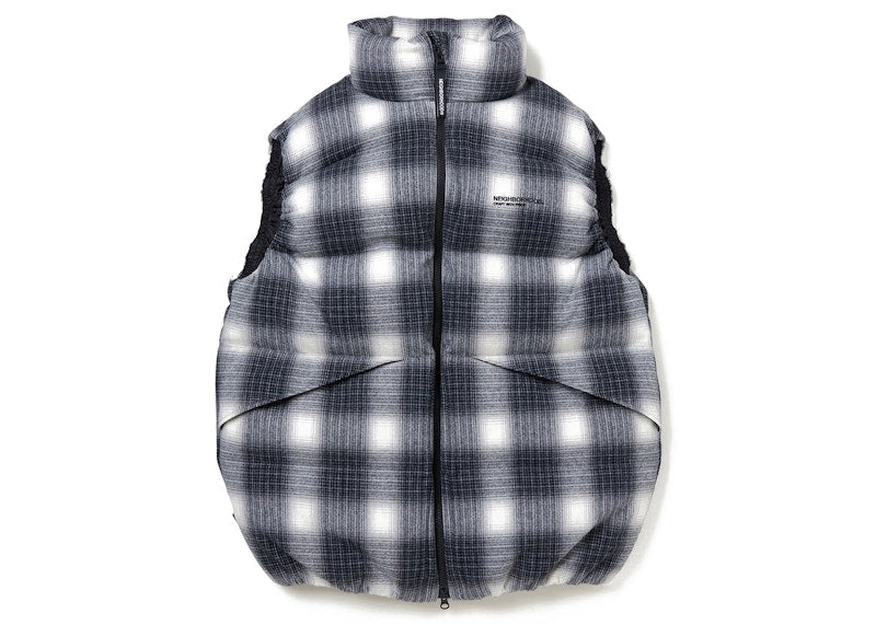 Neighborhood x Pendleton Down Vest Black