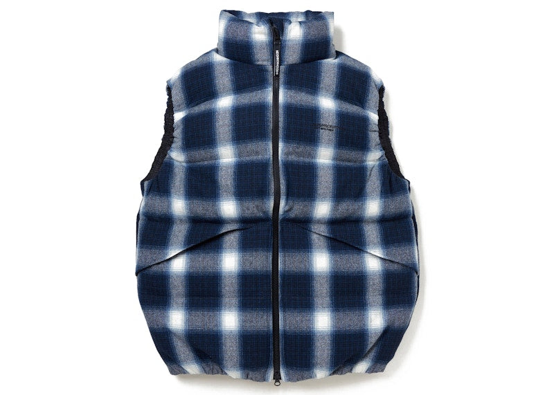 Neighborhood x Pendleton Down Vest Blue