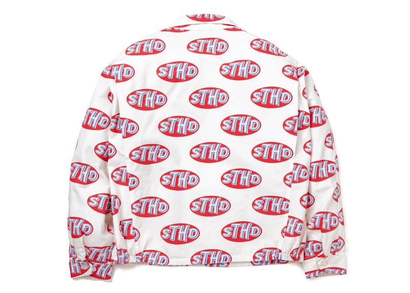 Neighborhood x Saint Mxxxxxx STHD Deck Jacket White Red