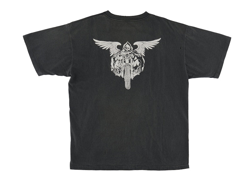 Neighborhood x Saint Mxxxxxx STHD Heaven Hell T-Shirt Vintage Black