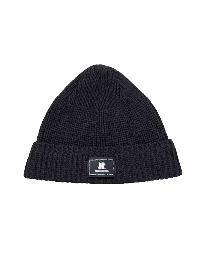 Neighborhood x Undefeated Beanie Black