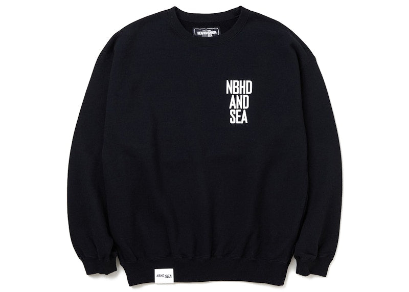 Neighborhood x Wind and Sea L/S Sweatshirt Black