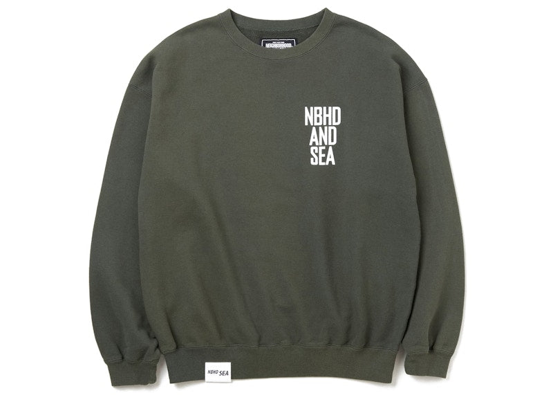 Neighborhood x Wind and Sea L/S Sweatshirt Olive Drab