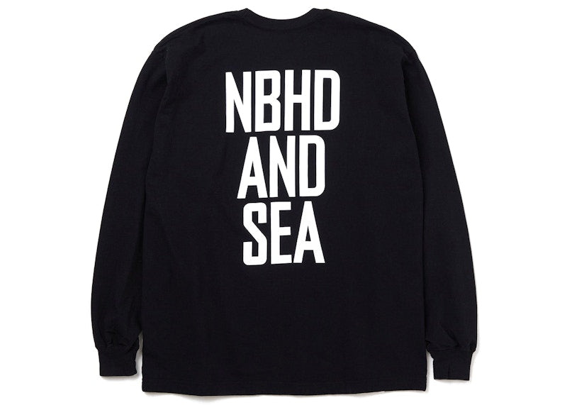 Neighborhood x Wind and Sea L/S Tee (SS23) Black