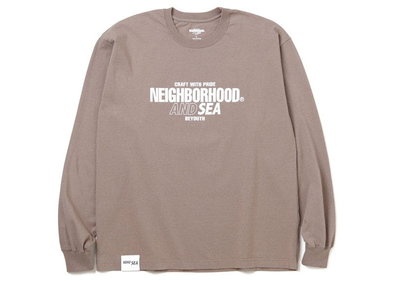 Neighborhood x Wind and Sea L/S Tee (SS23) Brown