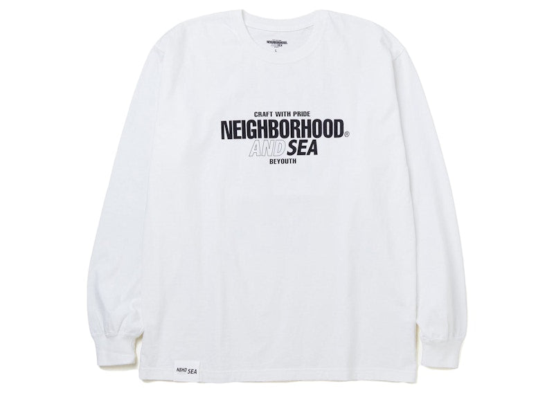 Neighborhood x Wind and Sea L/S Tee (SS23) White