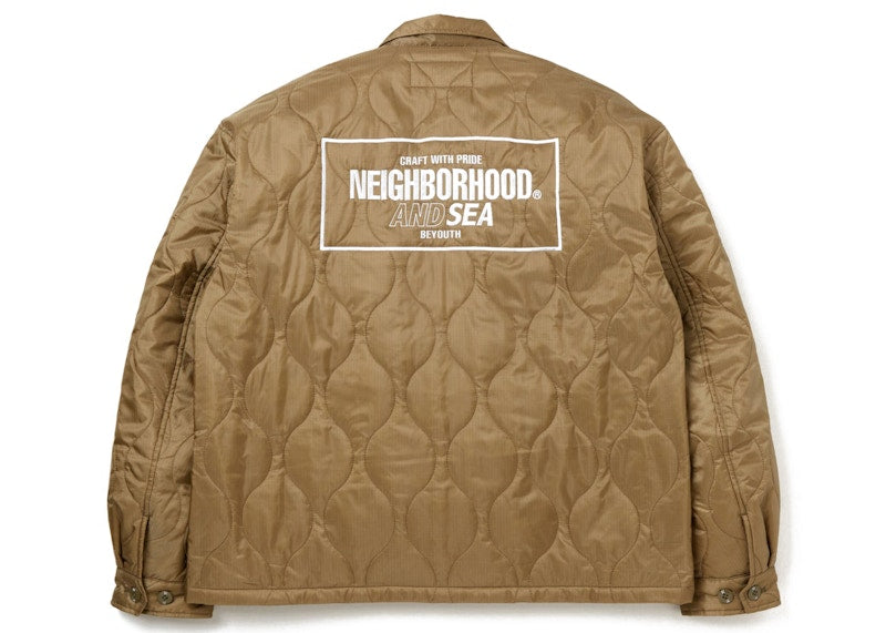 Neighborhood x Wind and Sea Souvenir Jacket Olive Drab