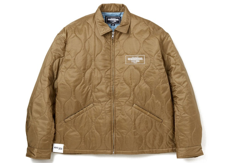 Neighborhood x Wind and Sea Souvenir Jacket Olive Drab