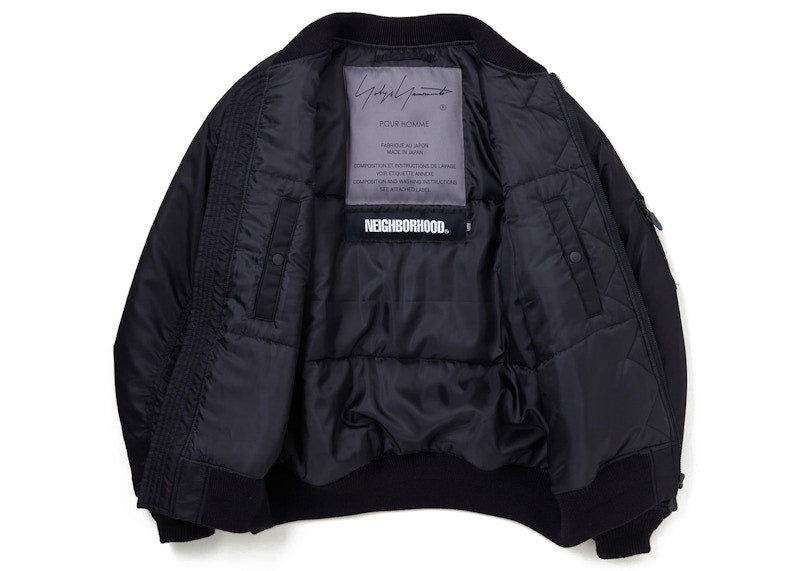 Neighborhood x Yohji Yamamoto MA-1 Jacket Black